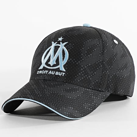 OM - Casquette Logo Graphic M25023 Noir Bleu Clair