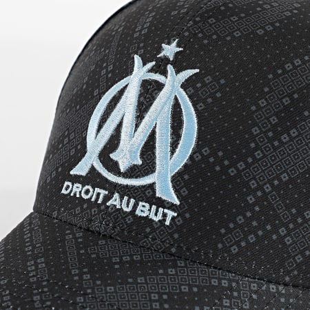 OM - Casquette Logo Graphic M25023 Noir Bleu Clair