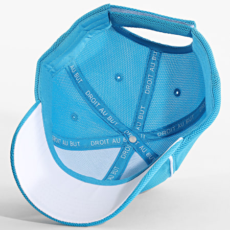 OM - Cappello a rete con logo M25020 Azzurro