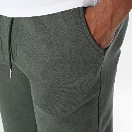 Classic Series - Pantalon Jogging Basic Vert Foncé Chiné