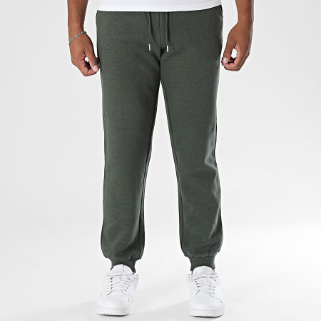 Classic Series - Pantalon Jogging Basic Vert Foncé Chiné