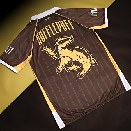 Harry Potter - Maillot Collector Jersey Hufflepuff Marron