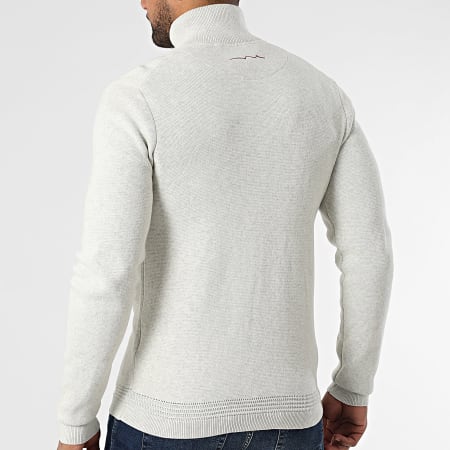 Teddy Smith - Sweat Zippé Etorre 10915528D Beige Chiné