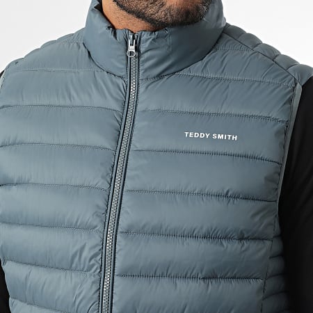 Teddy Smith - Doudoune Sans Manches Terry 12014310D Gris Anthracite
