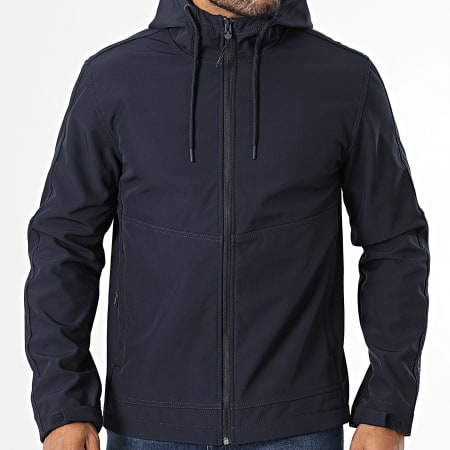 Teddy Smith - Chaqueta con capucha y cremallera Renzo 12017484D Azul marino