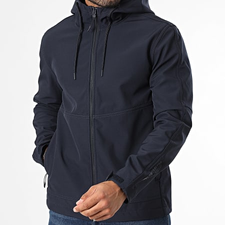 Teddy Smith - Chaqueta con capucha y cremallera Renzo 12017484D Azul marino