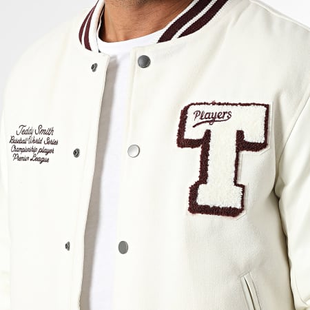 Teddy Smith - Chaqueta Teddy Romeo 12017073D Beige claro