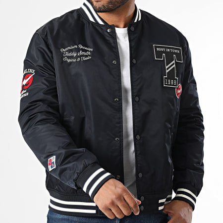 Teddy Smith - Veste Bomber Tibald 12017864D Bleu Marine