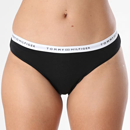 Tommy Hilfiger - Bikini de algodón para mujer 5876 Negro