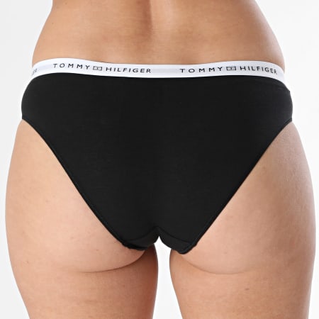 Tommy Hilfiger - Bikini de algodón para mujer 5876 Negro