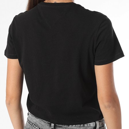 Tommy Jeans - Tee Shirt Femme Linear 1964 Noir
