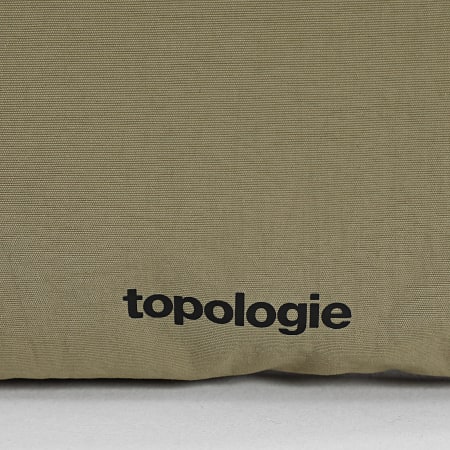 Topologie - Lot Sacoche Et Sangle Flat 8mm Rope Vert Kaki Noir Réfléchissant