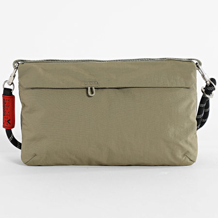 Topologie - Lot Sacoche Et Sangle Flat 8mm Rope Vert Kaki Noir Réfléchissant