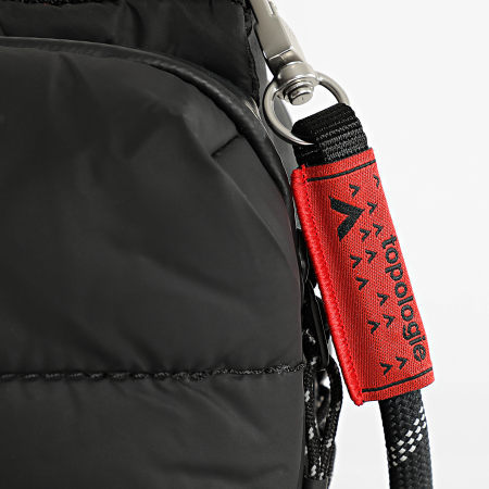 Topologie - Lot Sacoche Et Sangle Bottle 8mm Rope Noir Réfléchissant