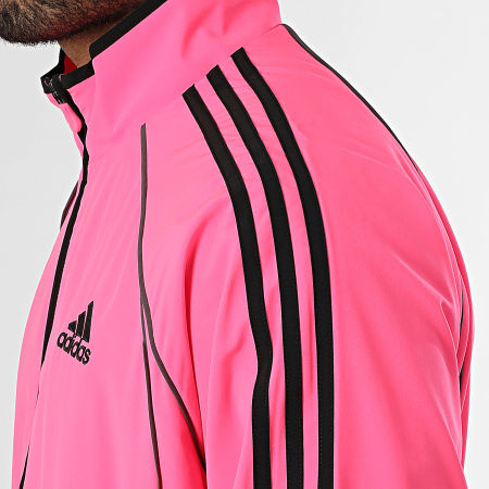 Adidas Sportswear - Veste Zippée Teamgeist JX6598 Rose Fluo Noir