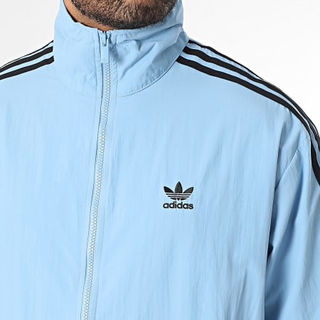 Adidas Originals - Ensemble De Survetement A Bandes Firebird JY1331 JY1337 Bleu Clair