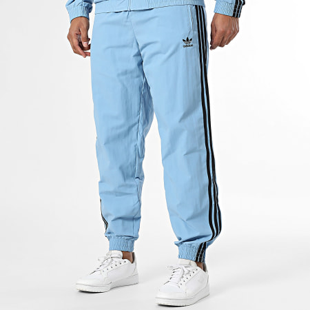 Adidas Originals - Ensemble De Survetement A Bandes Firebird JY1331 JY1337 Bleu Clair