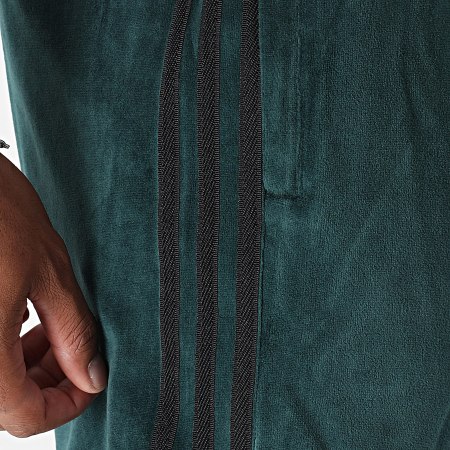 Adidas Originals - Pantalon Jogging Velours A Bandes SST Adicolor JX1551 Vert Foncé