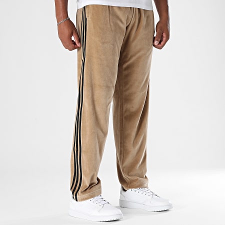 Adidas Originals - Pantalon Jogging Velours A Bandes SST Adicolor JX1556 Beige