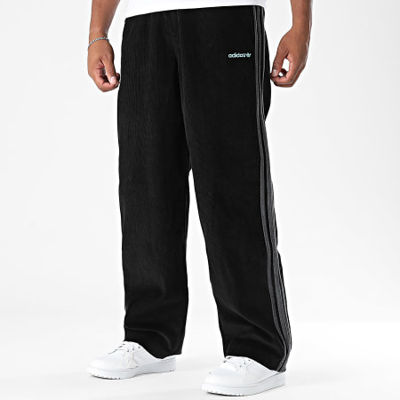 Adidas Originals - Pantalon Jogging Velours Cotelé A Bandes Corduroy JX3107 Noir