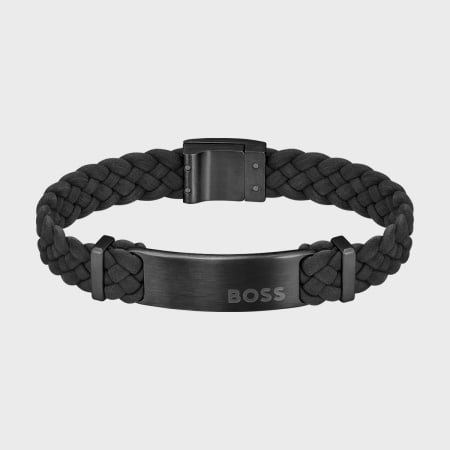 BOSS - Bracelet Tressé Dylan 1580608M Noir