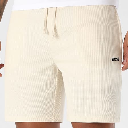 BOSS - Short Jogging Waffle 50535884 Beige Clair