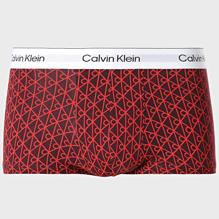 Calvin Klein - Pack de 3 Boxers Icon 4564 Negro Rojo Burdeos