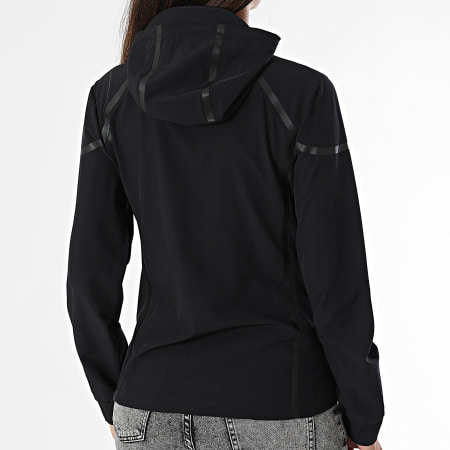 Comme Des Loups - Chaqueta con capucha y cremallera Pacific Wolf Mujer Negro