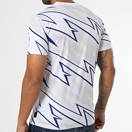 FFF - Maillot De Foot Fan Sublime F25017C Blanc Beige Clair Bleu Marine