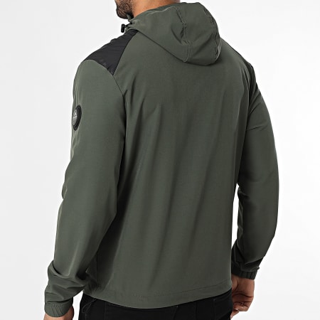 Helvetica - Veste Capuche Zippée Wembley Vert Kaki