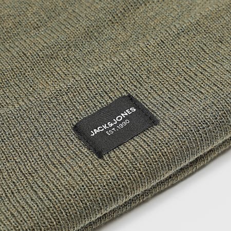 Jack And Jones - Lot Echarpe Et Bonnet Giftbox Vert Kaki
