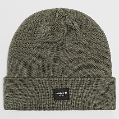 Jack And Jones - Lot Echarpe Et Bonnet Giftbox Vert Kaki