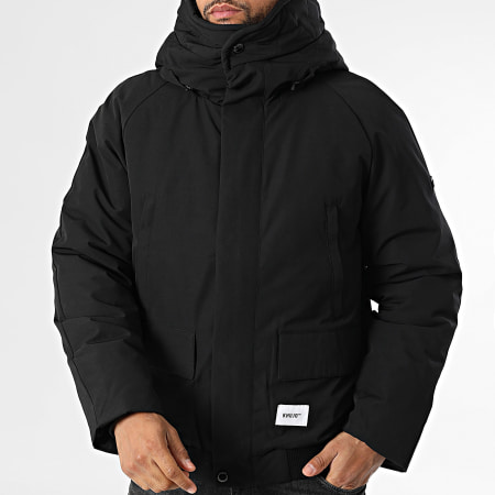Khujo - Blouson Capuche Fourrure Jafar Noir