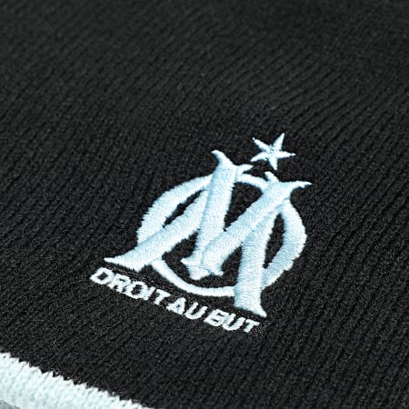 OM - Fan Beanie M25027 Negro Azul claro