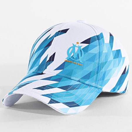 OM - Cappello All Over M25025 Bianco Blu