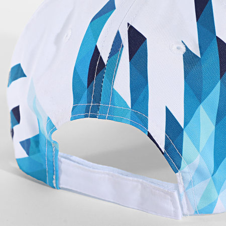 OM - Cappello All Over M25025 Bianco Blu