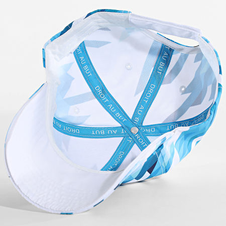 OM - Cappello All Over M25025 Bianco Blu