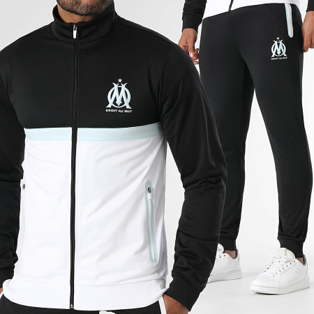 OM - Completo di tuta M25015 Nero Bianco Blu Chiaro