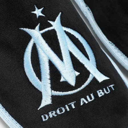 OM - Pantoufles Officielles Noir Bleu Clair