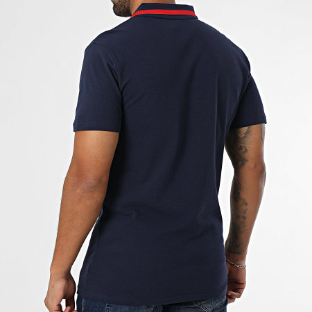 PSG - Polo manica corta Paris Saint Germain Logo P25119C blu navy