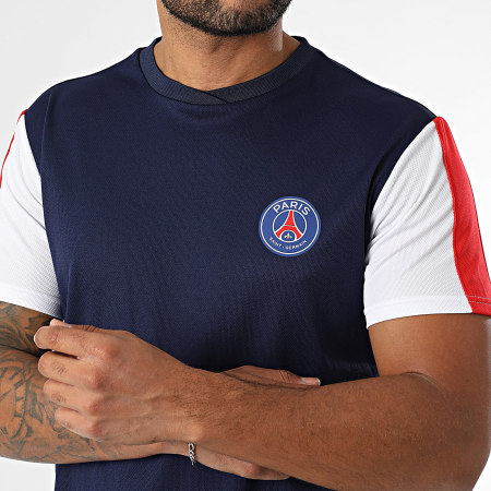PSG - Maillot De Foot Paris Saint Germain P25116C Bleu Marine Blanc Rouge