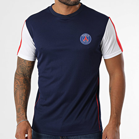PSG - Maillot De Foot Paris Saint Germain P25116C Bleu Marine Blanc Rouge