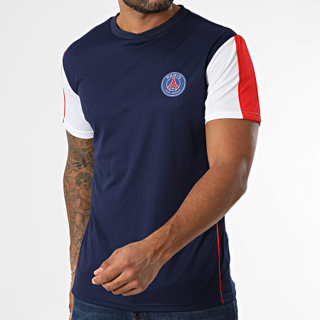 PSG - Maillot De Foot Paris Saint Germain P25116C Bleu Marine Blanc Rouge