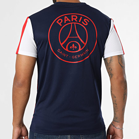 PSG - Maillot De Foot Paris Saint Germain P25116C Bleu Marine Blanc Rouge