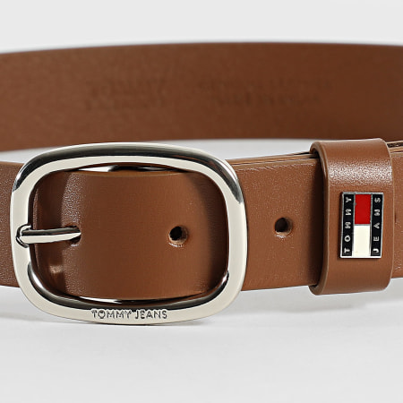 Tommy Jeans - Cinturón ovalado para mujer 5836 Camel