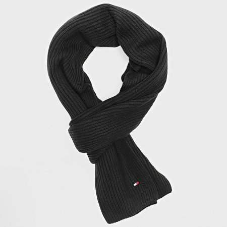 Tommy Hilfiger - Echarpe Flag Pima Cotton Cash 2847 Noir