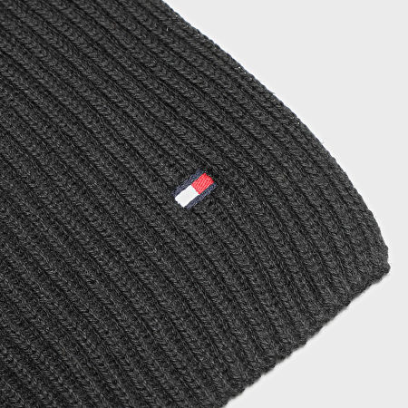 Tommy Hilfiger - Echarpe Flag Pima Cotton Cash 2847 Noir