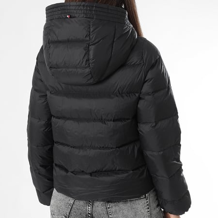 Tommy Hilfiger - Sudadera con capucha y cremallera Down Casual 3581 de mujer Negro