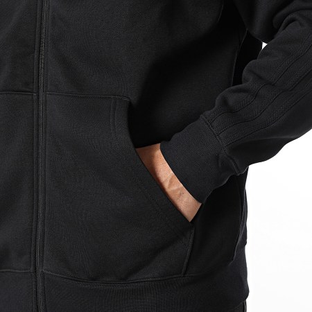 Adidas Originals - Sweat Zippé Capuche Baggy JW8367 Noir