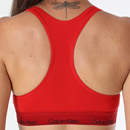 Calvin Klein - Brassière Femme Unlined Bralette 8547 Rouge